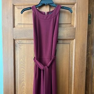 Tiani B. Jumpsuit Wine 1X NWT